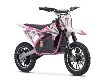 Elektrický Motokros TRAIL KING HP114E Růžový