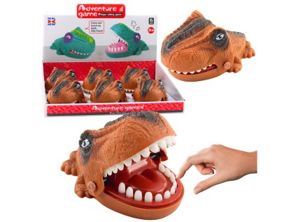 Hra Dovednostní Útočící Kousající Dinosaurus Hnědý