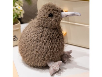 Kiwi Plyšový Ptáček Hnědý Mazlík 21cm