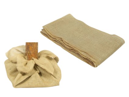 Jutová Dekorační Látka 80x75cm K Pokrytí Stojanu Pod Stromeček