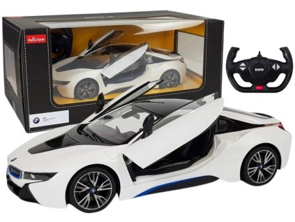 RC Auto Sportovní Dálkově Ovládané BMW i8 Rastar 1:14 Bílý