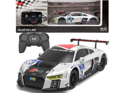 Audi R8 LMS Bílý 1:24 Dálkově Ovladané Sportovní Auto R/C