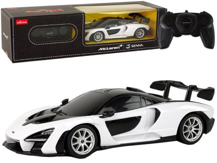 RC Sportovní Auto 1:18 Dálkově Ovládané McLaren Senna Bílé