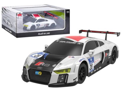 Audi R8 LMS RC 1:24 Bílá Černá Dálkově Ovládáná Sportovní Auto