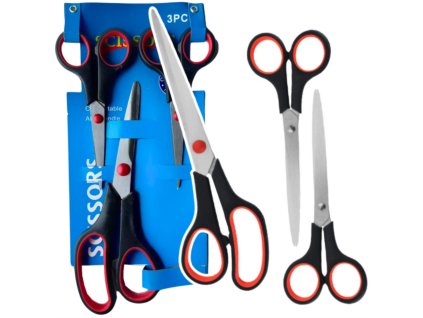 Sada Kancelářských Univerzálních Nůžek 3ks