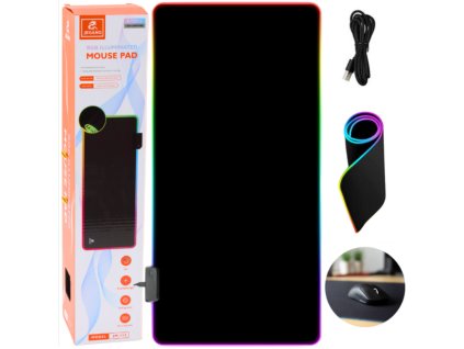 Podložka pod myš a klávesnici s LED osvětlením 30x80cm
