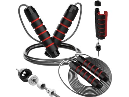 Regulovatelný ložiskový švihadlo s pěnovými rukojeťmi 3m