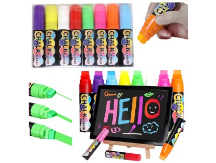 Barevné Křídové Fixy Víceúčelová Sada 8ks