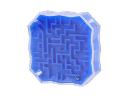 Logická Hra Labyrint s Kuličkou Modrá