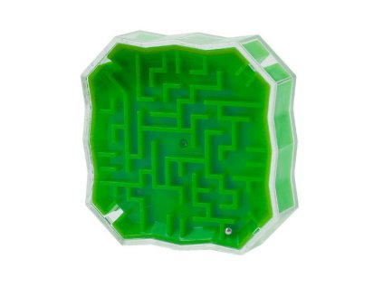 Logická Hra Bludiště s Kuličkou Zelená