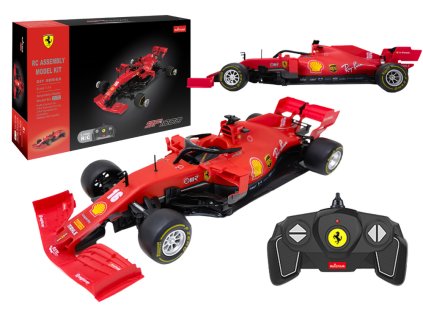 Stavebnicová RC Auta Rastar 1:16 Ferrari SF1000 Červený Závodní Vůz