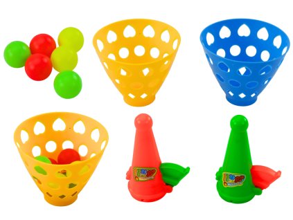 Hra Dovednostní Lapač Vystřelovač Míčků Košíčky
