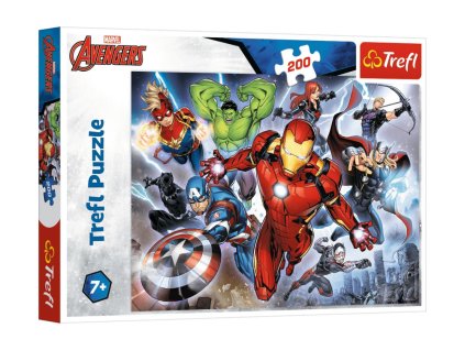 Puzzle - 200 ks - Stateční Avengersi - Disney Marvel Avengers Trefl 13260