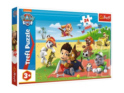 Puzzle - 24 Maxi - Zábava na dece - Viacom Tlapková Patrola 14346