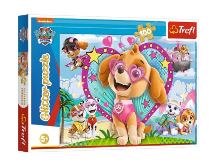 Puzzle 100dílků V Záři Skye Trefl 14818