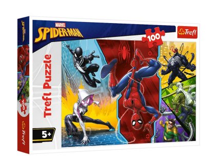 Hlavolam Spider-Man Naruby Trefl 16347 - Puzzle 100 dílků