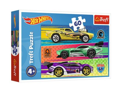 Puzzle Hot Wheels 60 el. Závod 17389