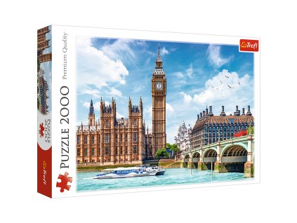 Puzzle 2000 - Big Ben, Londýn, Anglie Trefl 27120