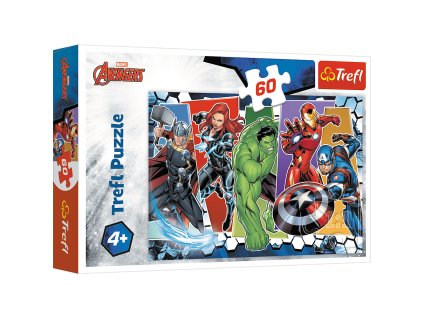Puzzle 60 - Neporazitelní Avengers Trefl 17357
