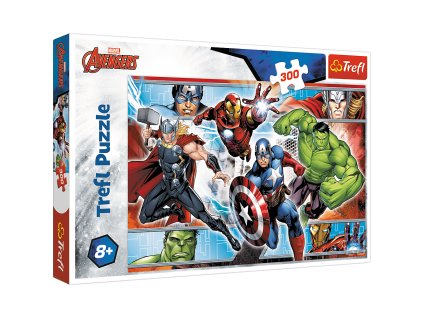 Puzzle 300 dílků - Avengers - Disney Marvel Avengers - vysoká kvalita, ekologické materiály
