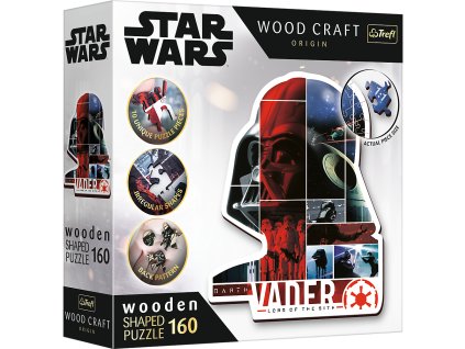 Dřevěné puzzle Star Wars 160 ks Darth Vader Trefl 20190