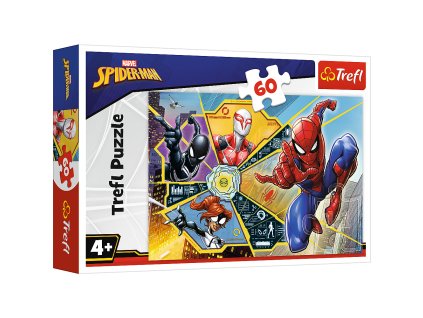 Puzzle - "60" - V síti / Disney Marvel Spiderman Trefl 17372