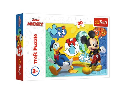 Puzzle - "30" - Mickey Mouse a Veselý Dům Trefl 18289