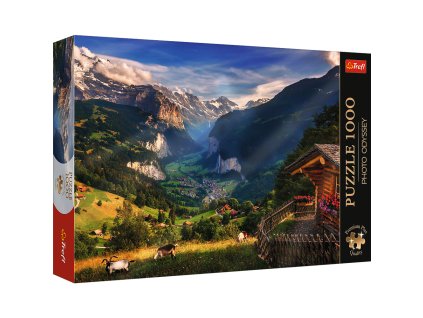 Puzzle - "1000 Premium Plus" - Fotografická Odysea: Lauterbrunnen 10821