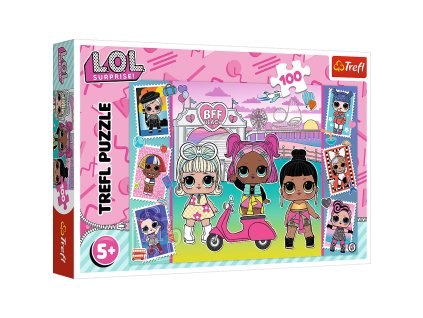 Puzzle - "100" - Fotografie Panenek LOL Trefl 16443