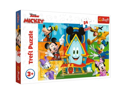 Puzzle - "24 Maxi" - Myška Mickey a přátelé Trefl 14351