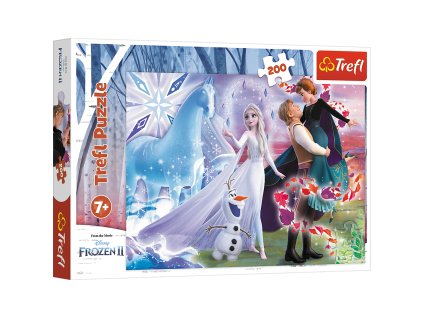 Puzzle - 200 - Kouzelný svět sester - Disney Frozen Trefl 13265