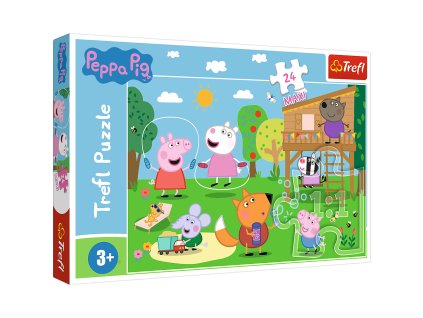 Puzzle - 24 Maxi - Zábavy na paloučku - Peppa Pig 14342