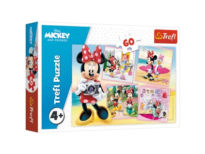 Puzzle - 60 - Roztomilá Minnie - Disney Minnie Trefl 17360