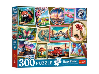 Puzzle 300 EasyPiece - Poštovní známky Trefl 23100