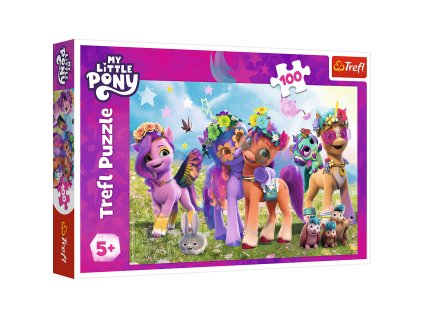 Puzzle - "100" - Veselí Poníci My Little Pony Trefl 16463