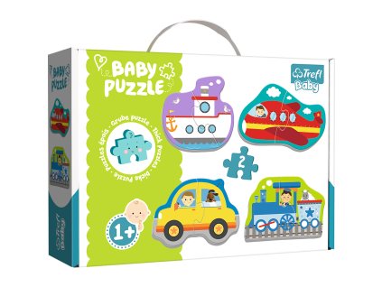 Puzzle - Baby Classic - Dopravní prostředky / Trefl Baby 36075