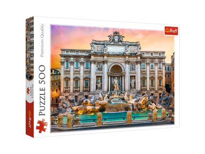 Puzzle 500 dílků Fontána di Trevi, Řím Trefl 37292