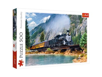 Puzzle 500 dílků Horský vlak Trefl 37379