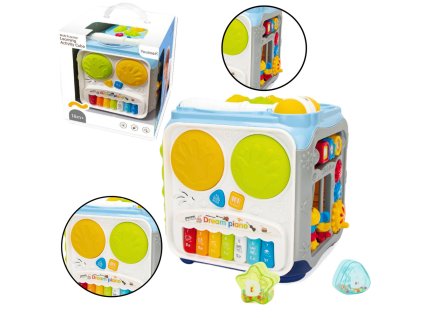 Multifunkční Vzdělávací Kostka Pro Batolata Světla Zvuky