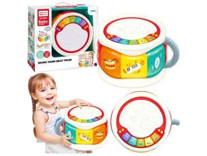 Velký Interaktivní Vzdělávací Bubínek Pro Batole Barevný