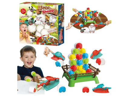 Rodinná Dovednostní Hra Skákající Barevné Ovce