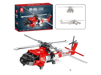 Stavebnice Záchranný Vrtulník HH-60J Jayhawk 1137 dílků