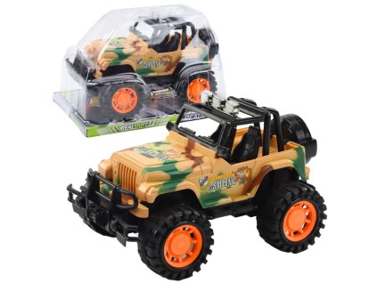 Velké Vojenské Terénní Auto Off-Road Béžové