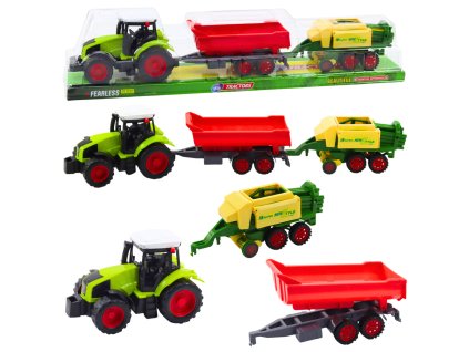 Sada Traktor Zemědělský Přívěs Lis Zemědělský Stroj