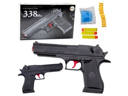 Sportovní Pistole 388 Pěnové Šipky Vodní Kuličky