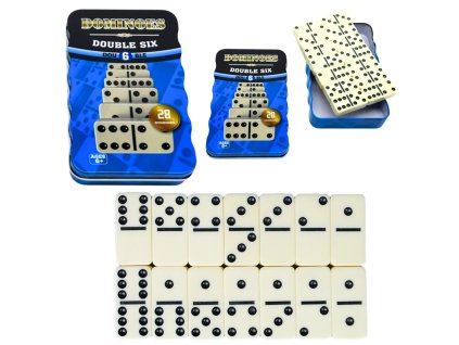 Rodinná Logická Hra Domino - 28 Kamenů