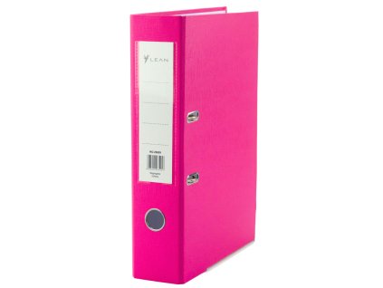 Růžový A4/80mm Šanon s Pákovým Mechanismem pro Dokumenty