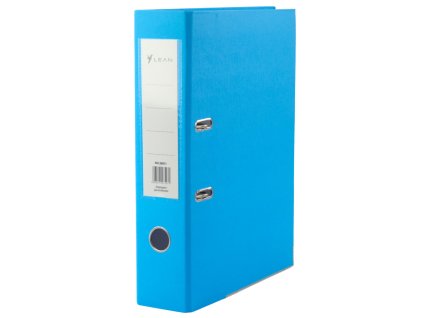 Pořadač na dokumenty A4/80 mm s kovovým pákovým mechanismem Modrý