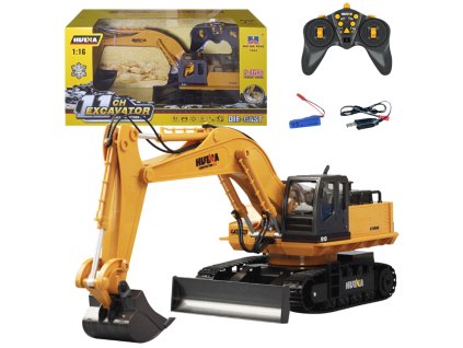 Otáčecí RC Pásový Bagr Ovládací Kabina Huina 1:16