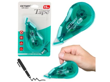 Korektor v Pásce Myška Školní Kancelářský 15m x 5mm Zelený